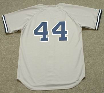 REGGIE JACKSON New York Yankees 1977 Majestic Throwback Away Baseball Jersey  - Custom Throwback Jerseys