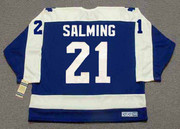 BORJE SALMING Toronto Maple Leafs 1987 Away CCM Vintage Throwback Hockey Jersey - BACK