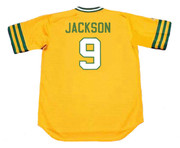 REGGIE JACKSON Oakland Athletics 1973 Majestic Cooperstown Throwback Jersey