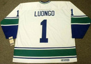 ROBERTO LUONGO Vancouver Canucks 1970's CCM Vintage Throwback Away Jersey