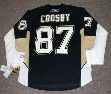 SIDNEY CROSBY Pittsburgh Penguins 1990's CCM Vintage Throwback NHL Hockey  Jersey - Custom Throwback Jerseys