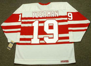 STEVE YZERMAN Detroit Red Wings 1992 CCM NHL Vintage Throwback Jersey - BACK