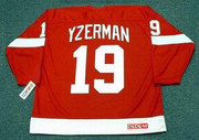 STEVE YZERMAN Detroit Red Wings 2002 Away CCM Throwback Hockey Jersey - BACK