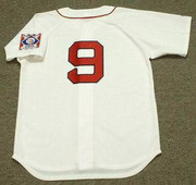 TED WILLIAMS Boston Red Sox 1939 Home Majestic Baseball Throwback Jersey - BACK