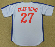 VLADIMIR GUERRERO Montreal Expos 1980's Majestic Cooperstown Away Baseball Jersey