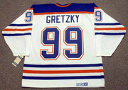 WAYNE GRETZKY Edmonton Oilers 1987 Home CCM NHL Vintage Throwback Jersey - BACK