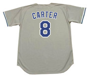 GARY CARTER Los Angeles Dodgers 1991 Majestic Throwback Away Baseball Jersey - Back