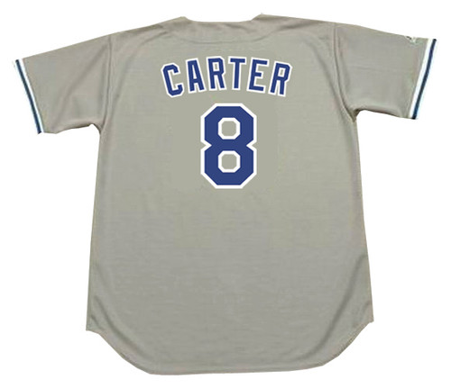 Gary Carter 1991 Los Angeles Dodgers Away Throwback MLB Baseball