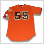 TIM LINCECUM San Francisco Giants 2010 Majestic "Cool Base" Authentic Alternate Baseball Jersey