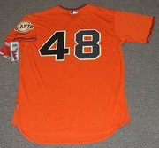 PABLO SANDOVAL San Francisco Giants 2010 Majestic "Cool Base" Authentic Alternate Baseball Jersey