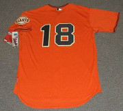 MATT CAIN San Francisco Giants 2010 Majestic "Cool Base" Authentic Alternate Baseball Jersey