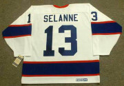 TEEMU SELANNE Winnipeg Jets 1992 Home CCM NHL Vintage Throwback Jersey - BACK