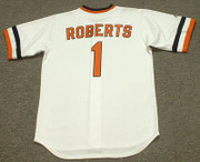 BRIAN ROBERTS Baltimore Orioles 1980's Majestic Cooperstown Throwback Jersey