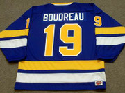 BRUCE BOUDREAU Minnesota Fighting Saints 1975 WHA Throwback Hockey Jersey - BACK