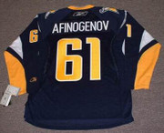 MAXIM AFINOGENOV Buffalo Sabres 2006 REEBOK Throwback NHL Hockey Jersey