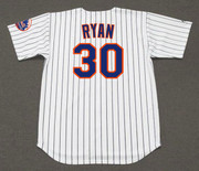 NOLAN RYAN New York Mets 1969 Home Majestic Baseball Throwback Jersey - BACK