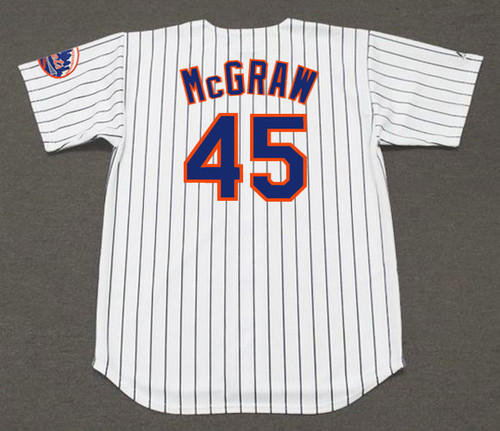 New York Mets MLB Majestic Tug McGraw Vintage Team Jersey