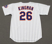 DAVE KINGMAN New York Mets 1975 Home Majestic Baseball Throwback Jersey - BACK