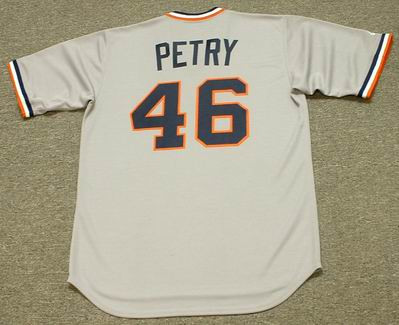 AK BA1333-465 1984 Detroit Tigers Throwback Baseball Jersey