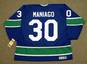 CESARE MANIAGO Vancouver Canucks 1976 CCM Throwback NHL Hockey Jersey - BACK