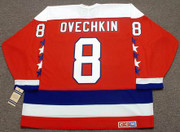 Alexander Ovechkin 1990s Washington Capitals NHL Throwback Home Jersey - BACK