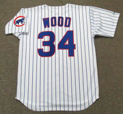 KERRY WOOD Chicago Cubs 2003 Majestic Throwback Home Baseball Jersey