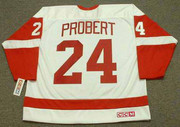 1993 Home CCM Throwback BOB PROBERT Detroit Red Wings Jersey - BACK