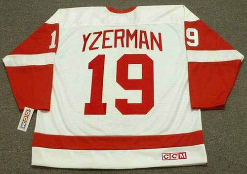 Mavin  Steve Yzerman Vintage Detroit Red Wings CCM Maska Hockey Jersey M  NHL