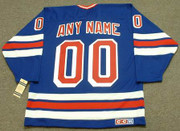 NEW YORK RANGERS 1990's CCM Vintage Jersey Customized "Any Name & Number(s)"