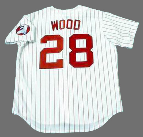 WILBUR WOOD  Chicago White Sox 1978 Home Majestic Throwback