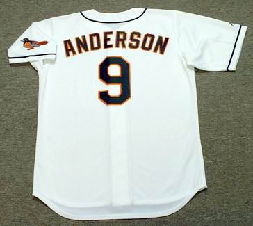 Vintage Baltimore Orioles Brady Anderson Alternate Green Majestic Baseball  Jersey