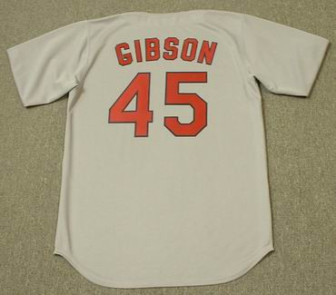Bob Gibson St. Louis Cardinals Hof Signed Auto Majestic Jersey Tee Shirt Jsa