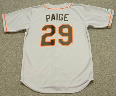 Satchel Paige 29 St. Louis Browns Tan Baseball Jersey