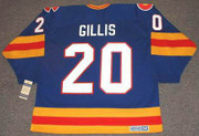 MIKE GILLIS Colorado Rockies 1979 CCM Vintage Throwback NHL Hockey Jersey