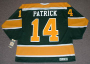 Craig Patrick 1972 California Golden Seals Vintage NHL Throwback Hockey Jersey - BACK