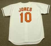 ADAM JONES Baltimore Orioles 2008 Home Majestic Throwback Baseball Jersey - BACK