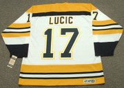 MILAN LUCIC Boston Bruins 1970's CCM Vintage Throwback NHL Hockey Jersey