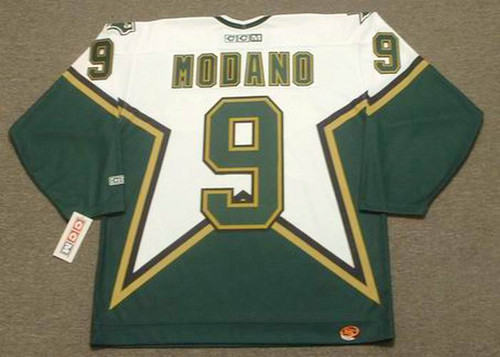 VINTAGE-NWT-MD MIKE MODANO DALLAS STARS 3rd MOOTERUS AUTHENTIC CCM HOCKEY  JERSEY