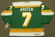 NEAL BROTEN Minnesota North Stars 1981 CCM Vintage Throwback NHL Jersey