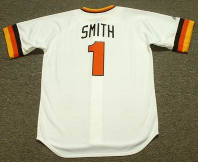 Men's Ozzie Smith San Diego Padres Replica White Home Cooperstown  Collection Jersey