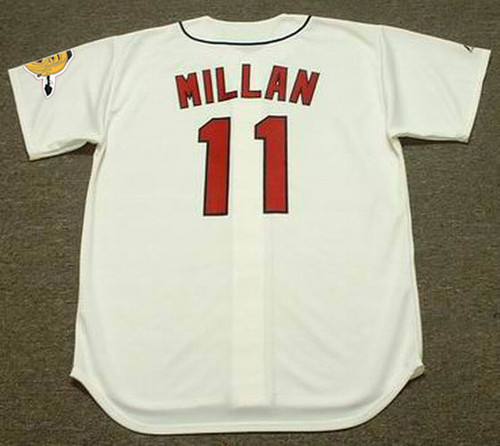 Felix Millan Atlanta Braves 1969 Away Baseball Throwback 