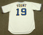 ROBIN YOUNT Milwaukee Brewers 1974 Majestic Cooperstown Throwback Home Jersey