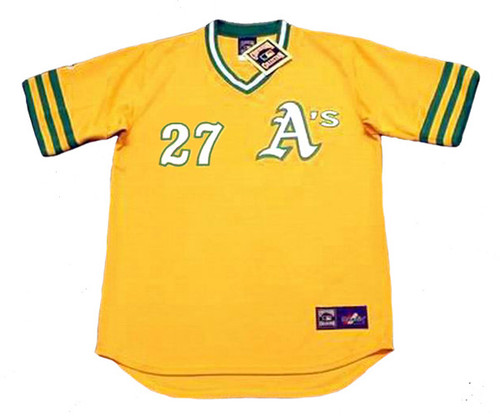 Authentic Vintage Mitchell & Ness Oakland Athletics Rollie Fingers  Jersey