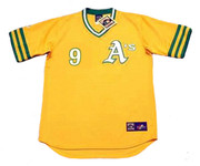 REGGIE JACKSON Oakland Athletics 1972 Majestic Cooperstown Throwback Jersey