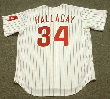 Nike Toronto Blue Jays ROY HALLADAY Sewn Baseball Jersey WHITE