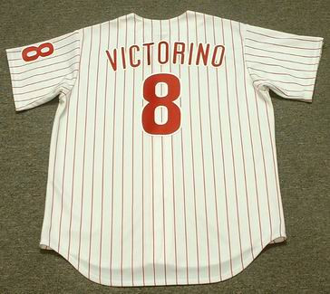 SHANE VICTORINO Philadelphia Phillies 2010 Majestic Throwback Home