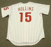 DAVE HOLLINS Philadelphia Phillies 1993 Majestic Throwback Baseball Jersey