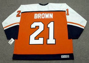 DAVE BROWN Philadelphia Flyers 1993 CCM Throwback Away NHL Hockey Jersey - BACK