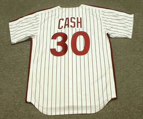 Phillies Dave Cash signed Jersey WCOA