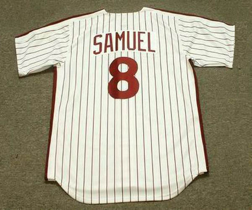 00's Juan Samuel Philadelphia Phillies Majestic Authentic MLB Jersey Size  44 Large – Rare VNTG